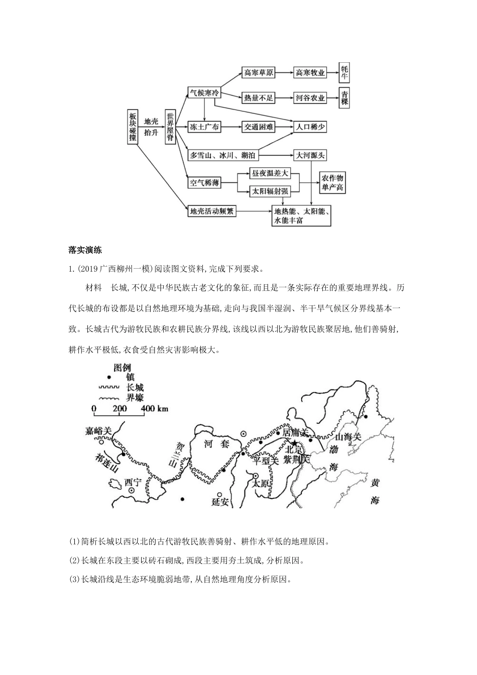 （课标版）高考地理二轮复习 图表技能六 区域图的判读练习-人教版高三全册地理试题_第3页