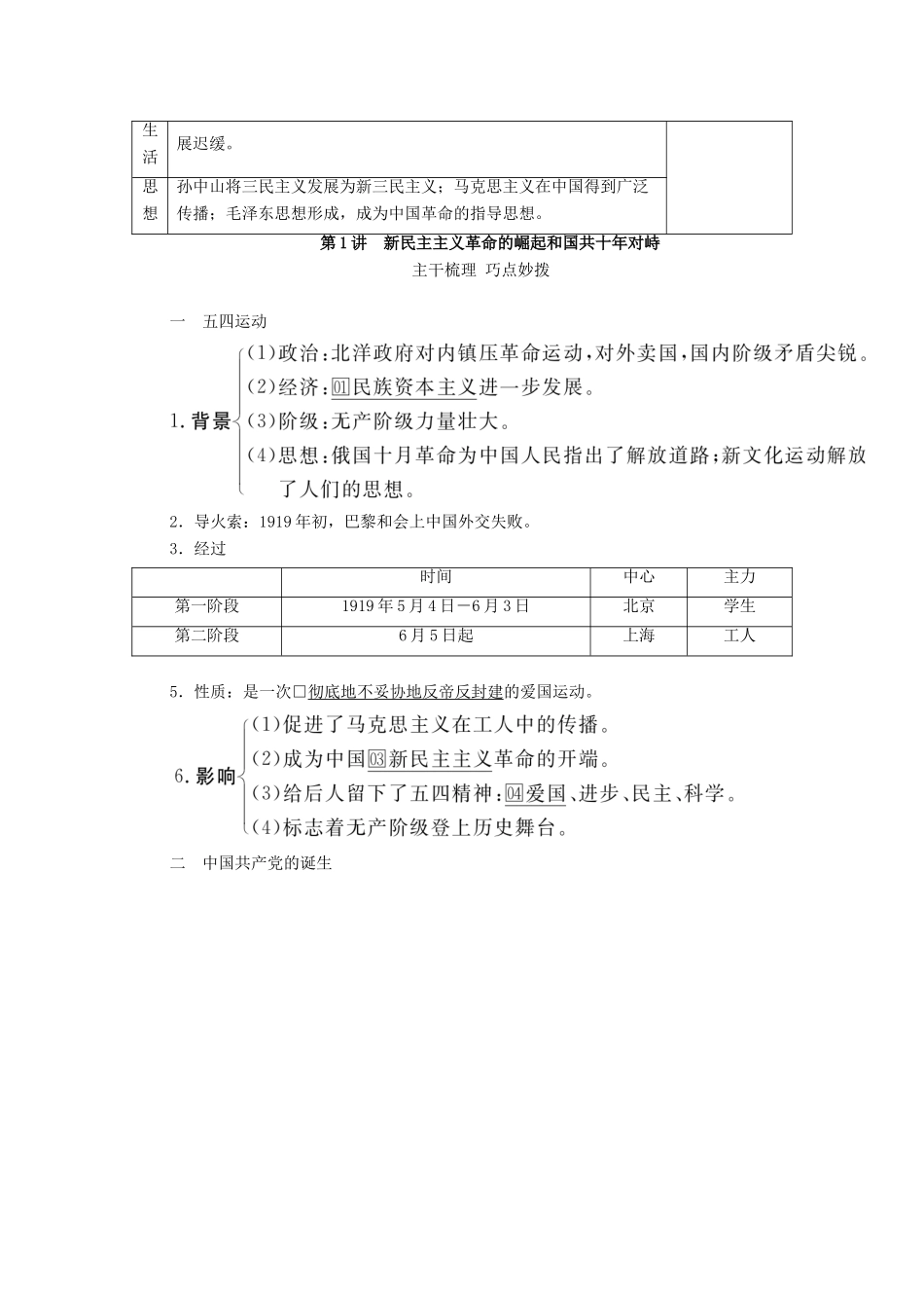 （通史版）高考历史一轮教师用书 第二部分 中国近代史 第8单元 第1讲 新民主主义革命的崛起和国共十年对峙（含解析）-人教版高三全册历史试题_第2页