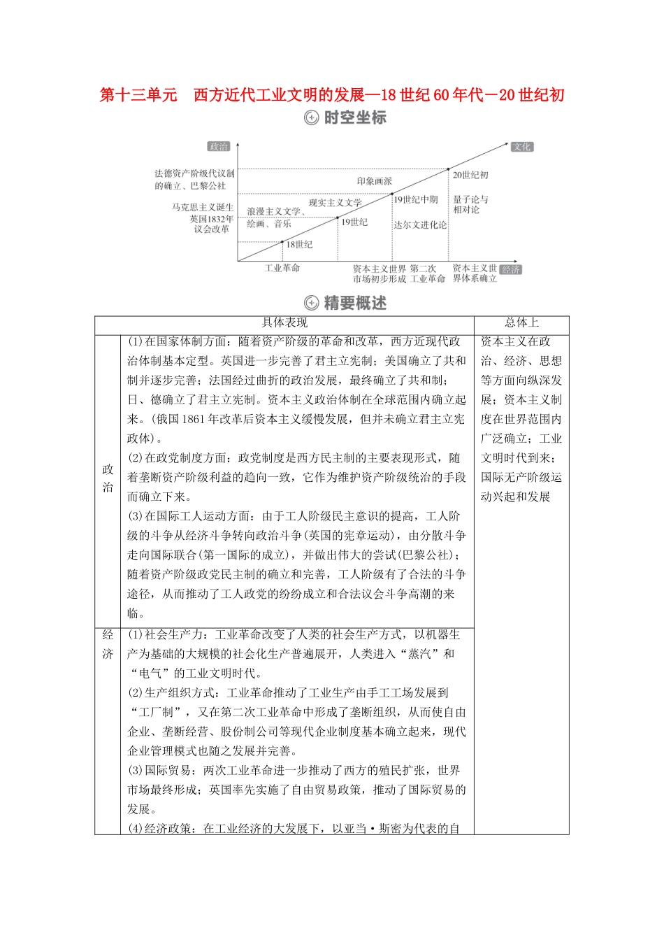 （通史版）高考历史一轮教师用书 第四部分 世界古代、近代史 第13单元 第1讲 两次工业革命与世界市场的形成（含解析）-人教版高三全册历史试题_第1页