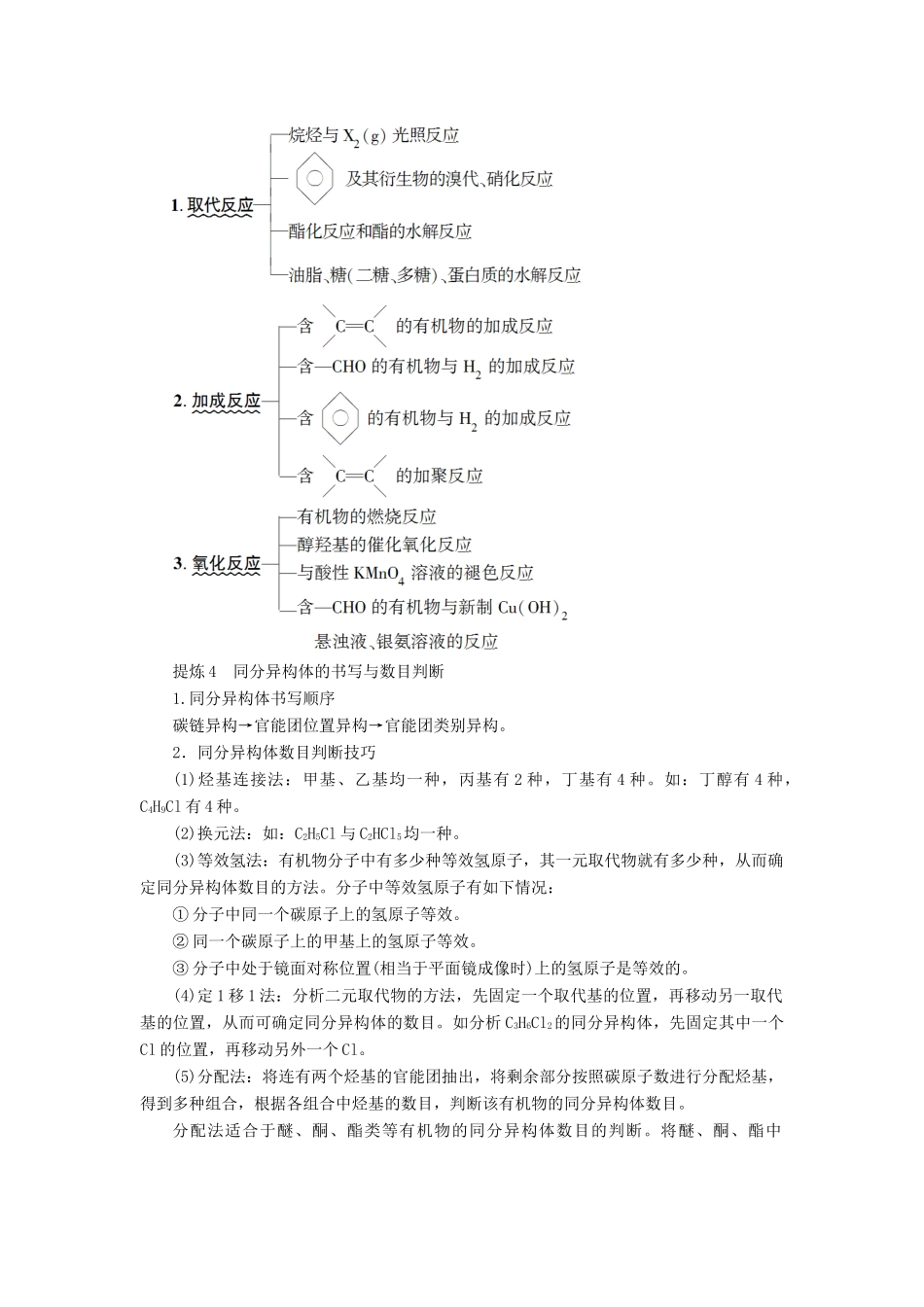 高三化学二轮复习 第1部分 专题3 元素及其化合物 突破点15 常见有机化合物-人教高三化学试题_第2页