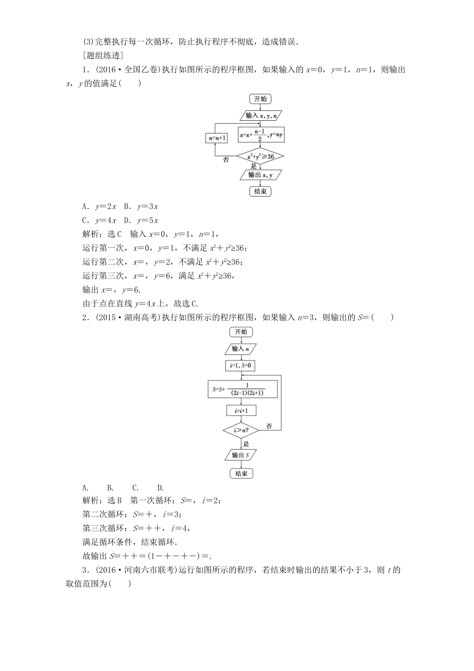 高三数学二轮复习 第一部分 基础送分题 题型专题（六）算法、复数、推理与证明用书 理-人教高三数学试题_第2页