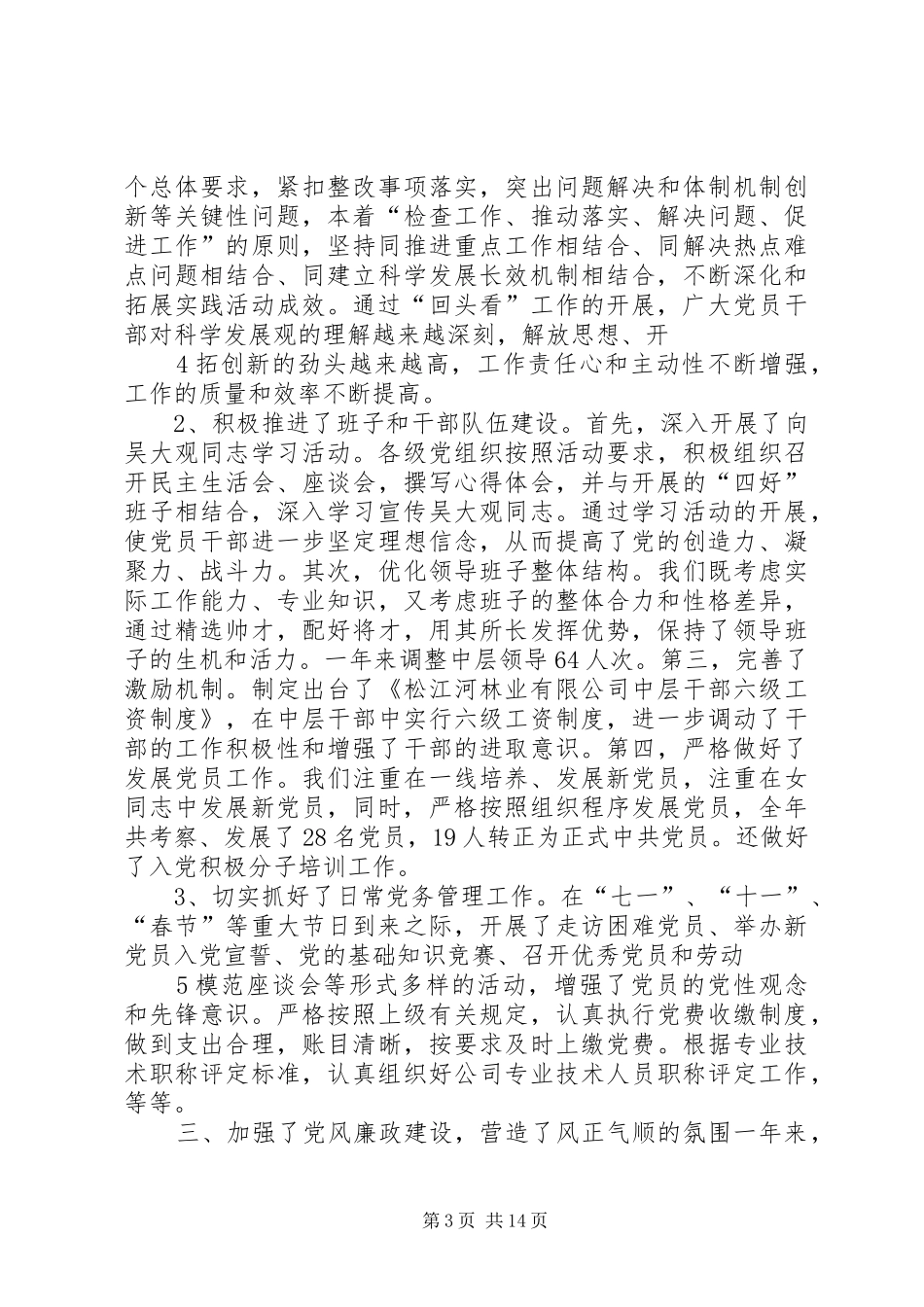 2024年党务工作总结及党务工作安排_第3页