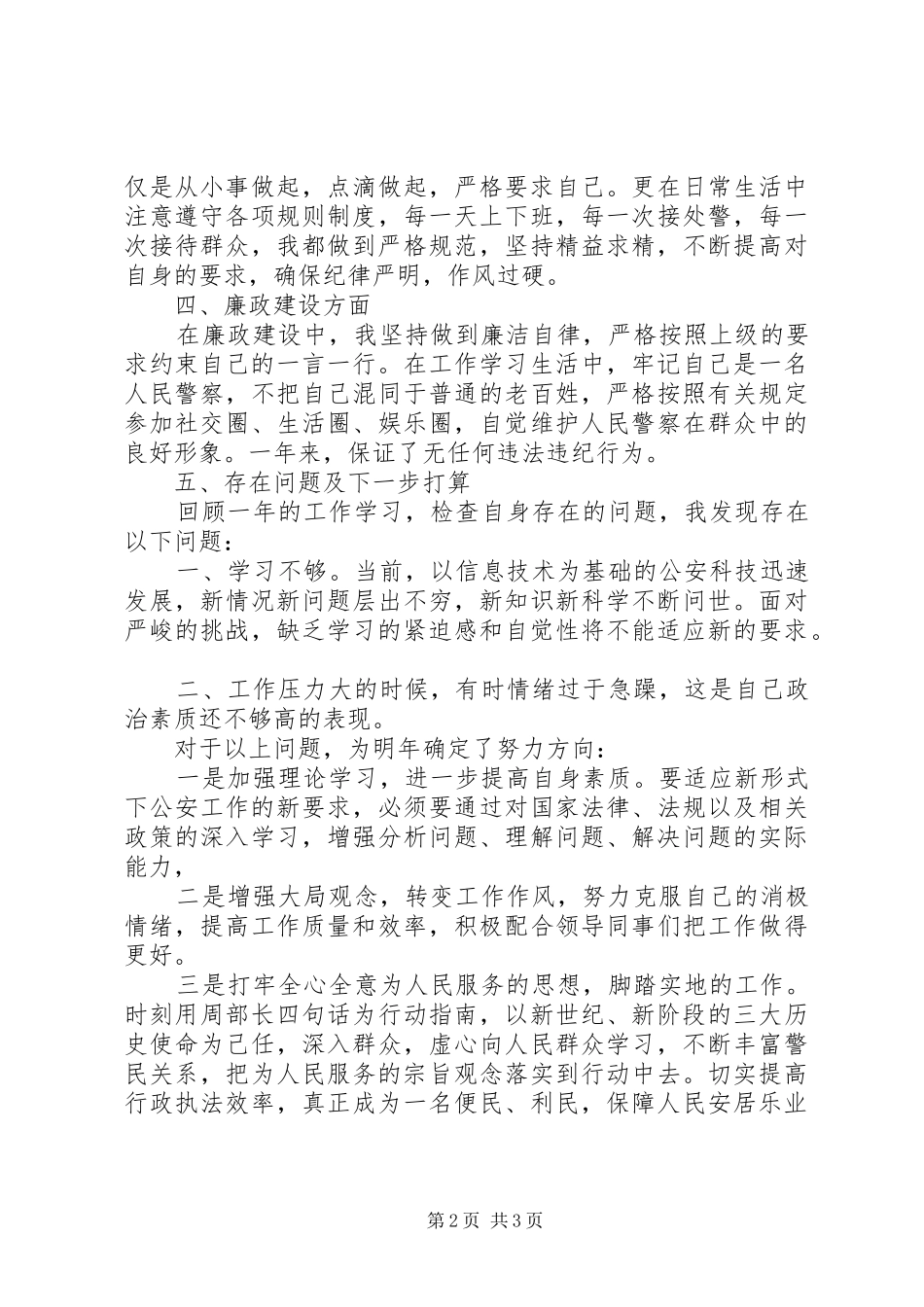 2024年公安工作总结_第2页
