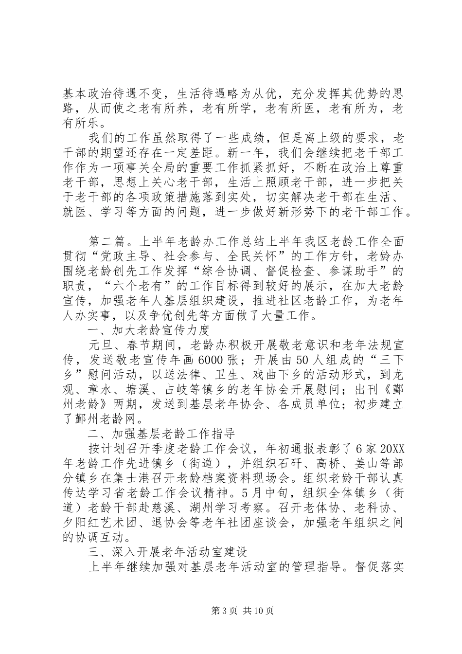 2024年老龄办办公室工作总结_第3页