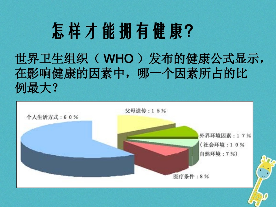 2级道德与法治下册 第五单元 热爱生命 5.3 健康地生活《健康的生活方式》课件 粤教版_第1页