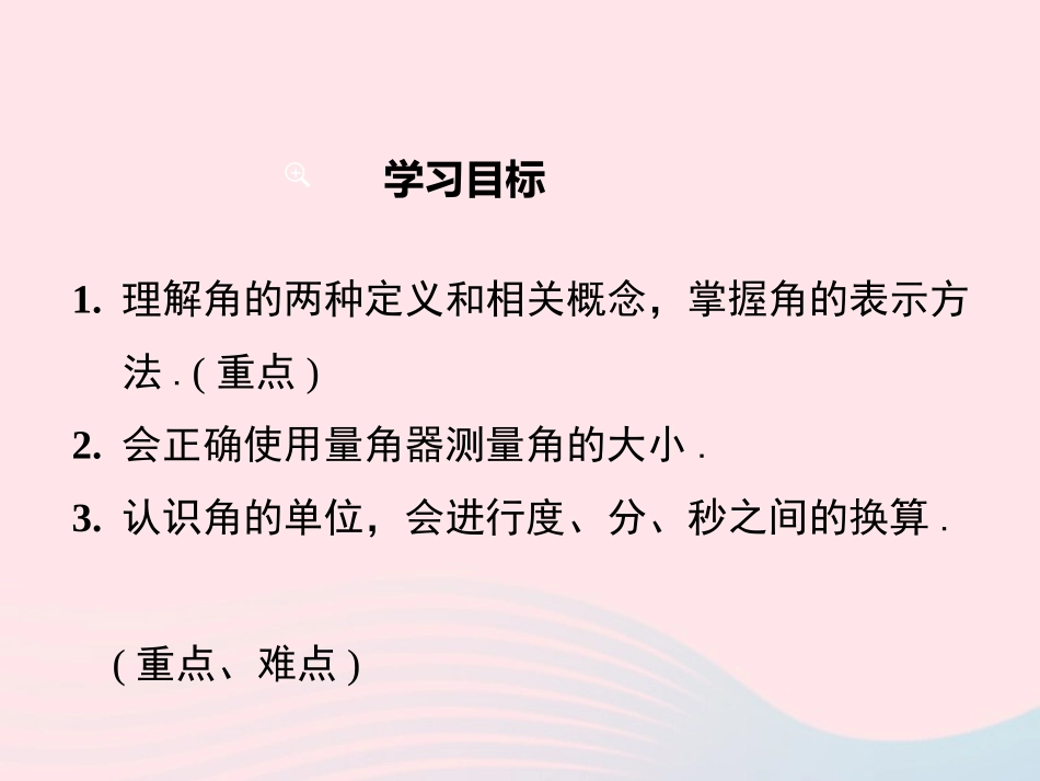 2019秋七年级数学上册 第四章 几何图形初步4.3 角4.3.1 角教学课件+素材（新版）新人教版_第2页