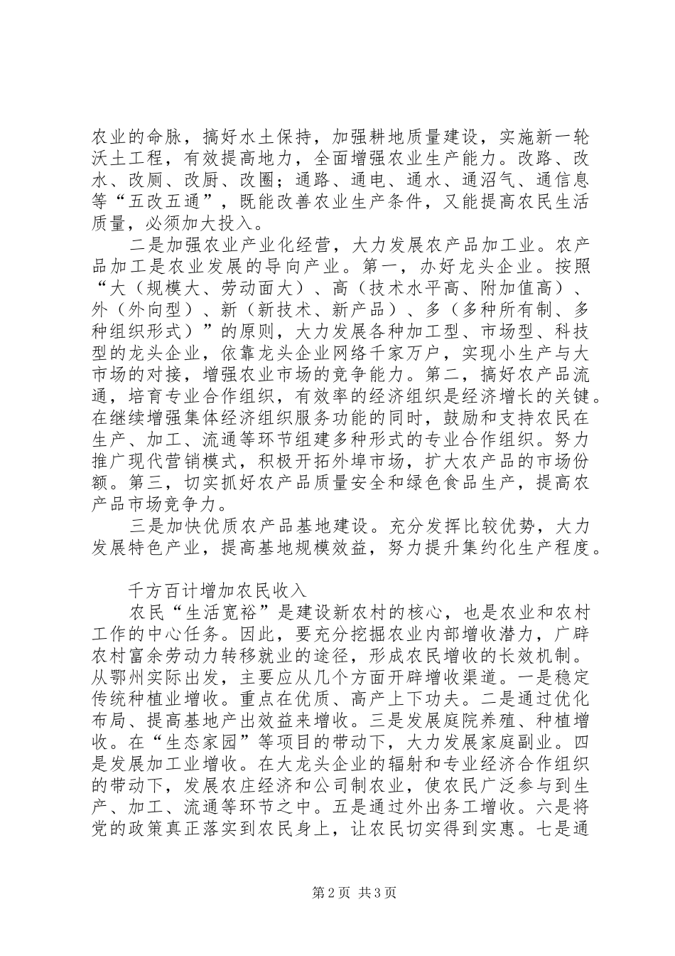 2024年理念谋划新农村建设思考_第2页