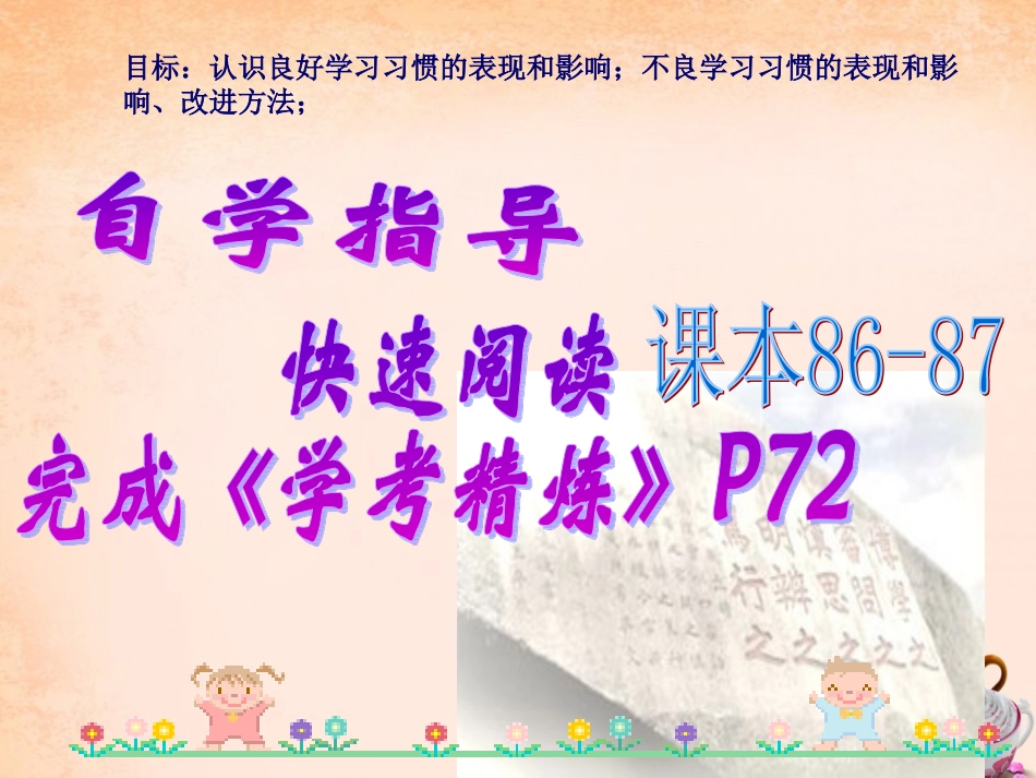 七年级政治上册 4.3 养成良好的学习习惯课件 粤教版-粤教级上册政治课件_第2页