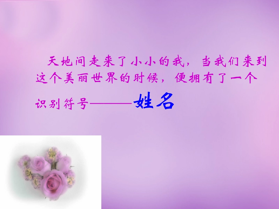 七年级政治上册 第4课 第一框 我们的姓名和名誉课件 苏教版-苏教级上册政治课件_第2页