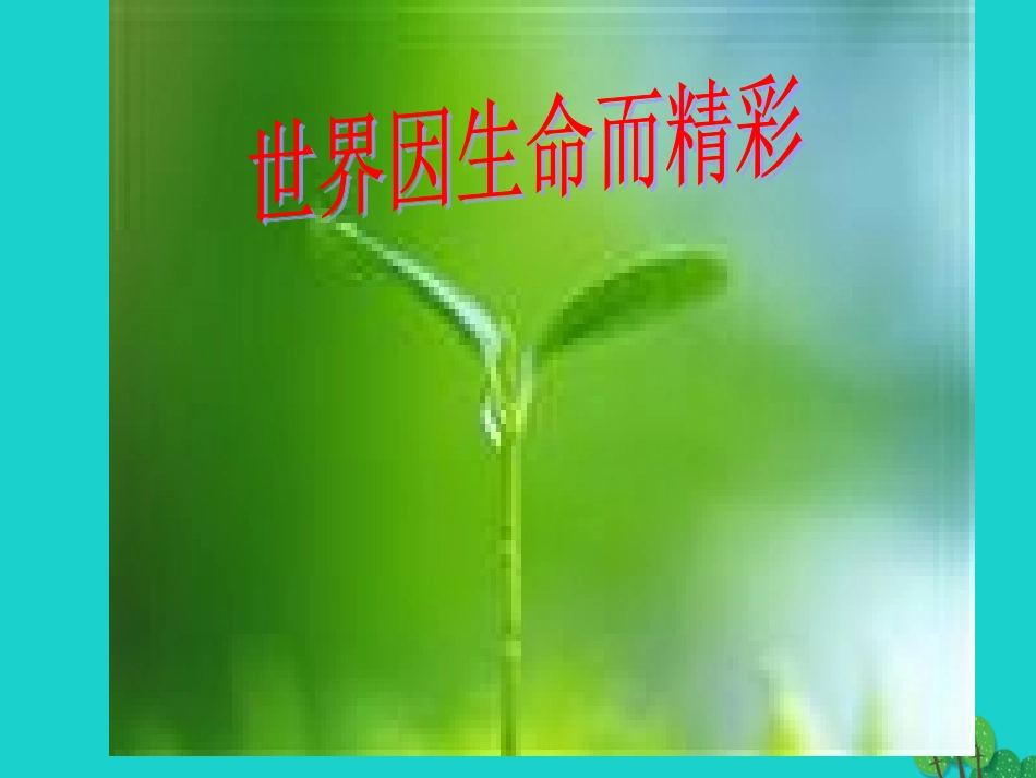 七年级政治上册 第4课《多彩的生命世界》课件9 首师大版（道德与法治）-首师大级上册政治课件_第3页