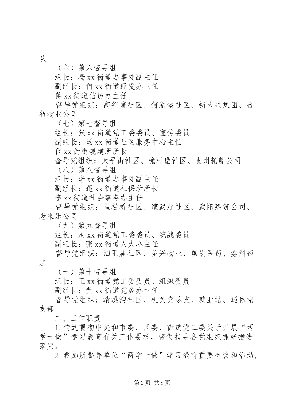 2024年两学一做督导工作方案_第2页