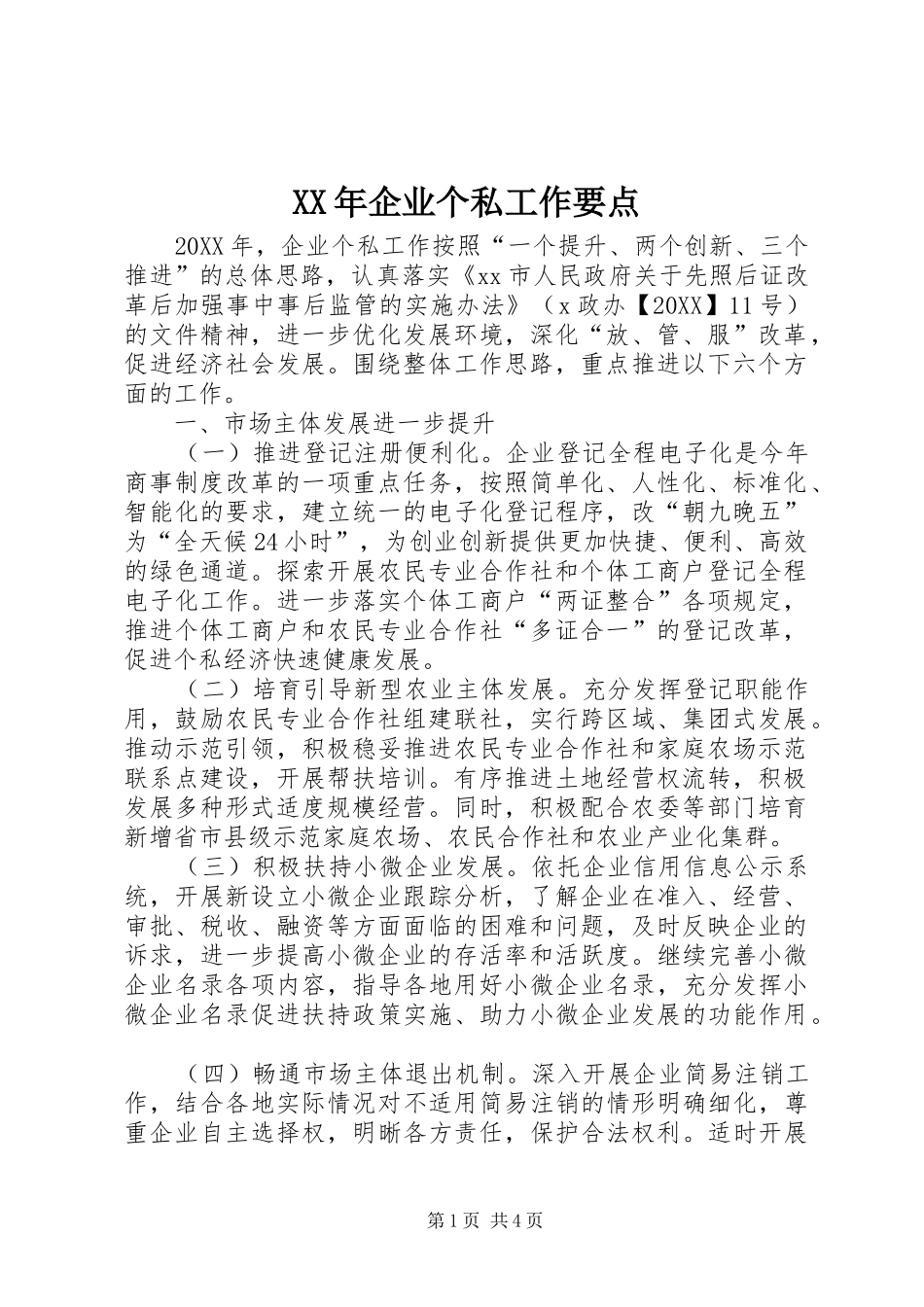 2024年企业个私工作要点_第1页