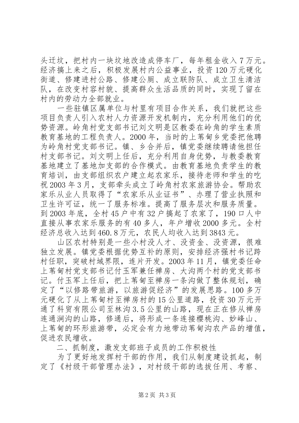 2024年抓好支部书记队伍建设,大力推进“两个创新”工作_第2页