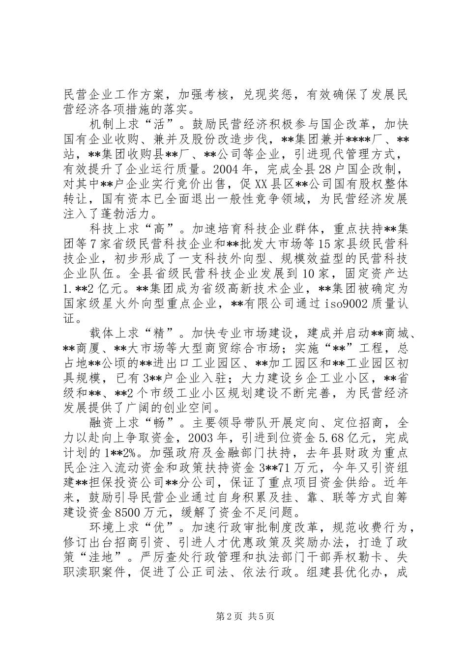 2024年壮大民营经济的对策与建议_第2页
