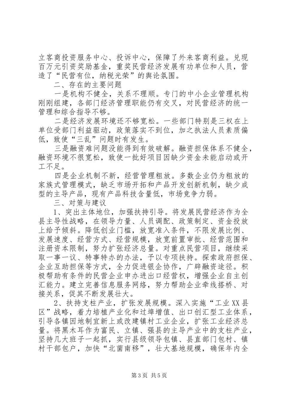 2024年壮大民营经济的对策与建议_第3页