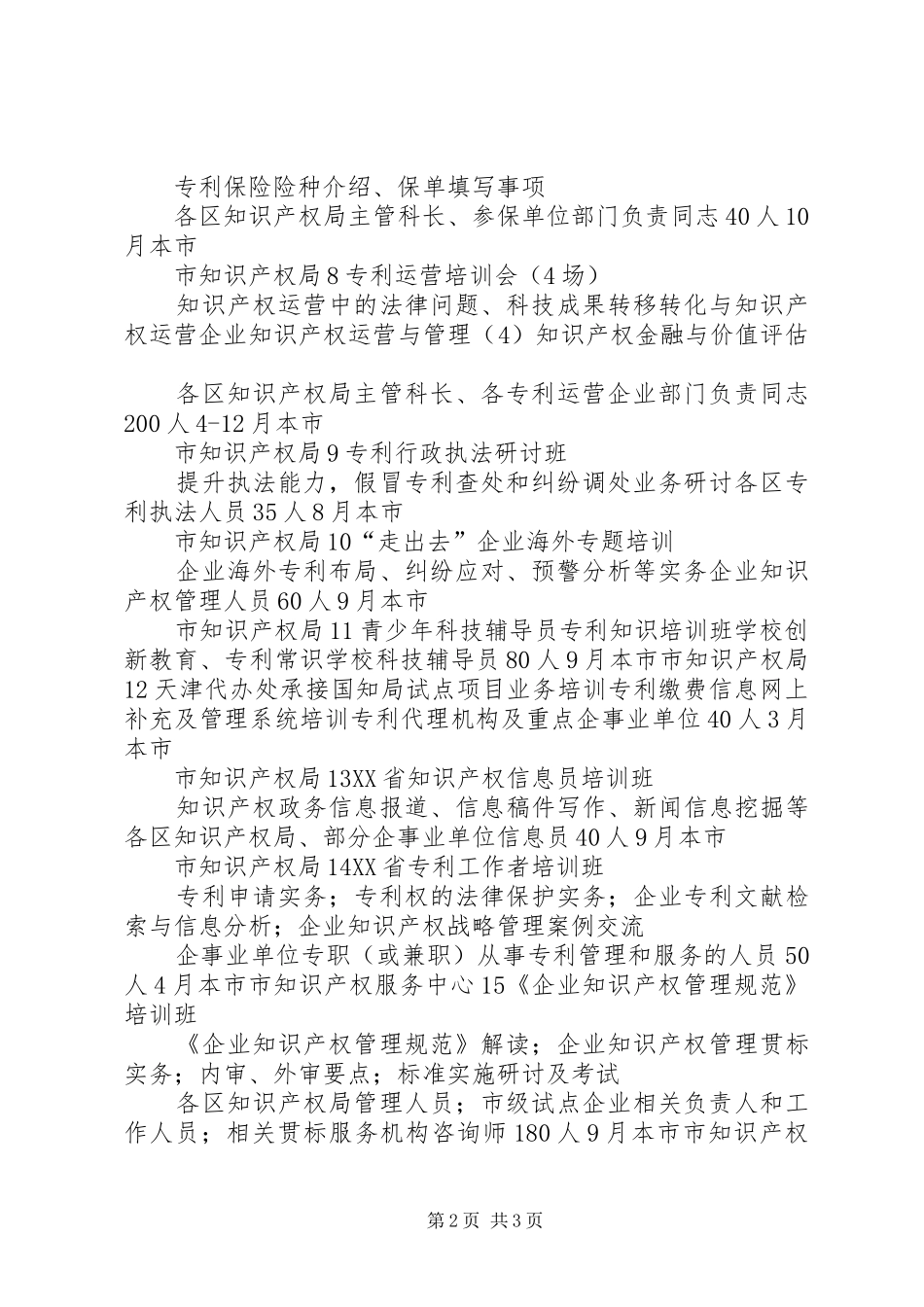 2024年全知识产权培训计划_第2页