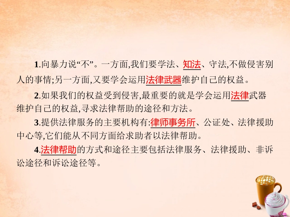七年级政治下册 4.11 善用法律武器课件2 教科版-教科级下册政治课件_第3页