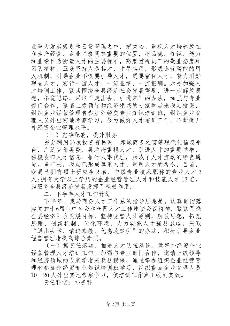 2024年人才办工作总结范文_第2页