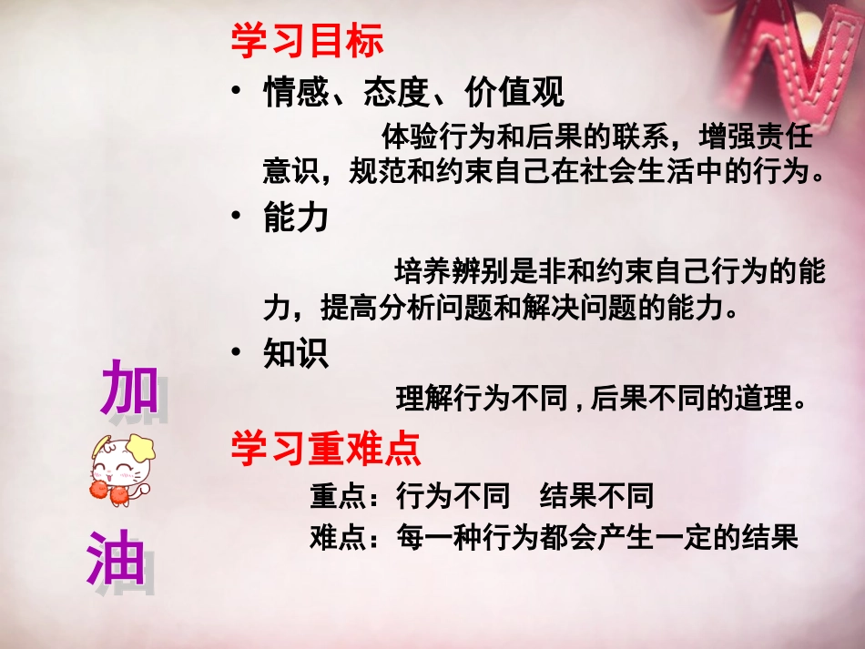 七年级政治下册 18.1 行为不同结果不同课件 鲁教版-鲁教级下册政治课件_第3页