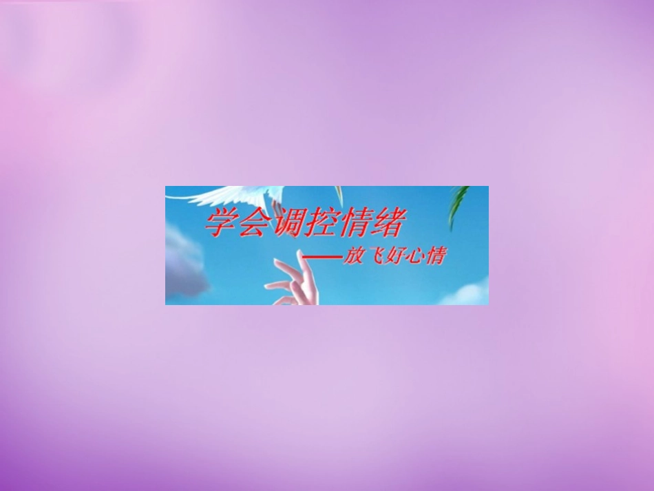 七年级政治下册 第13课 第2框《调节和控制自己的情绪》课件 鲁教版-鲁教级下册政治课件_第2页