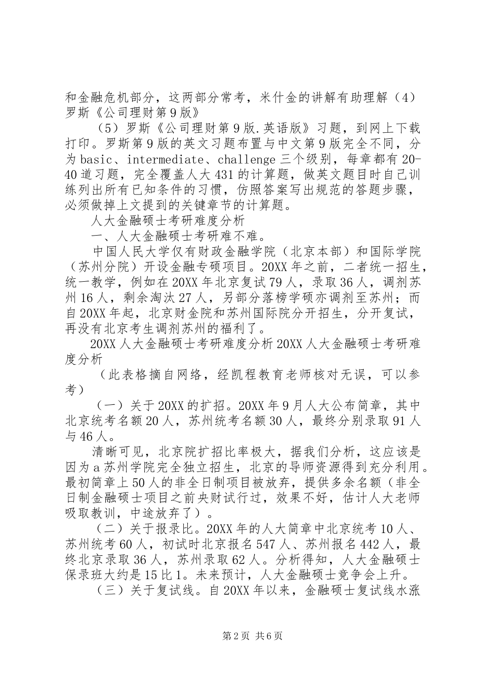 2024年人大金融考研笔记资料的重要意义_第2页
