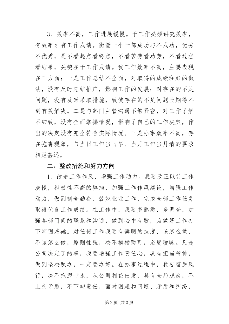 2024年总经理检讨大会自我演讲稿_第2页