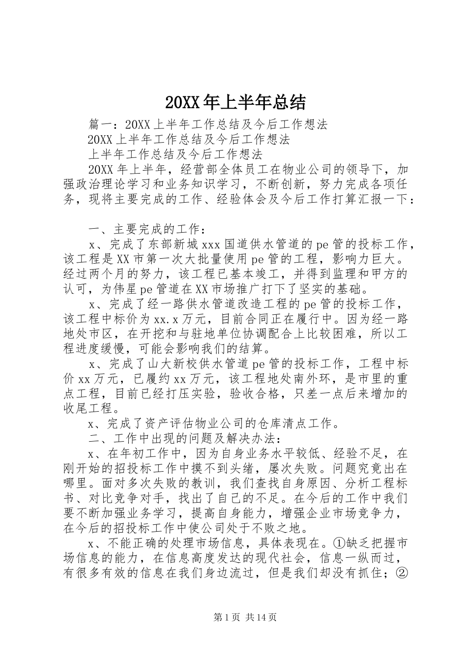 2024年上半年总结_第1页