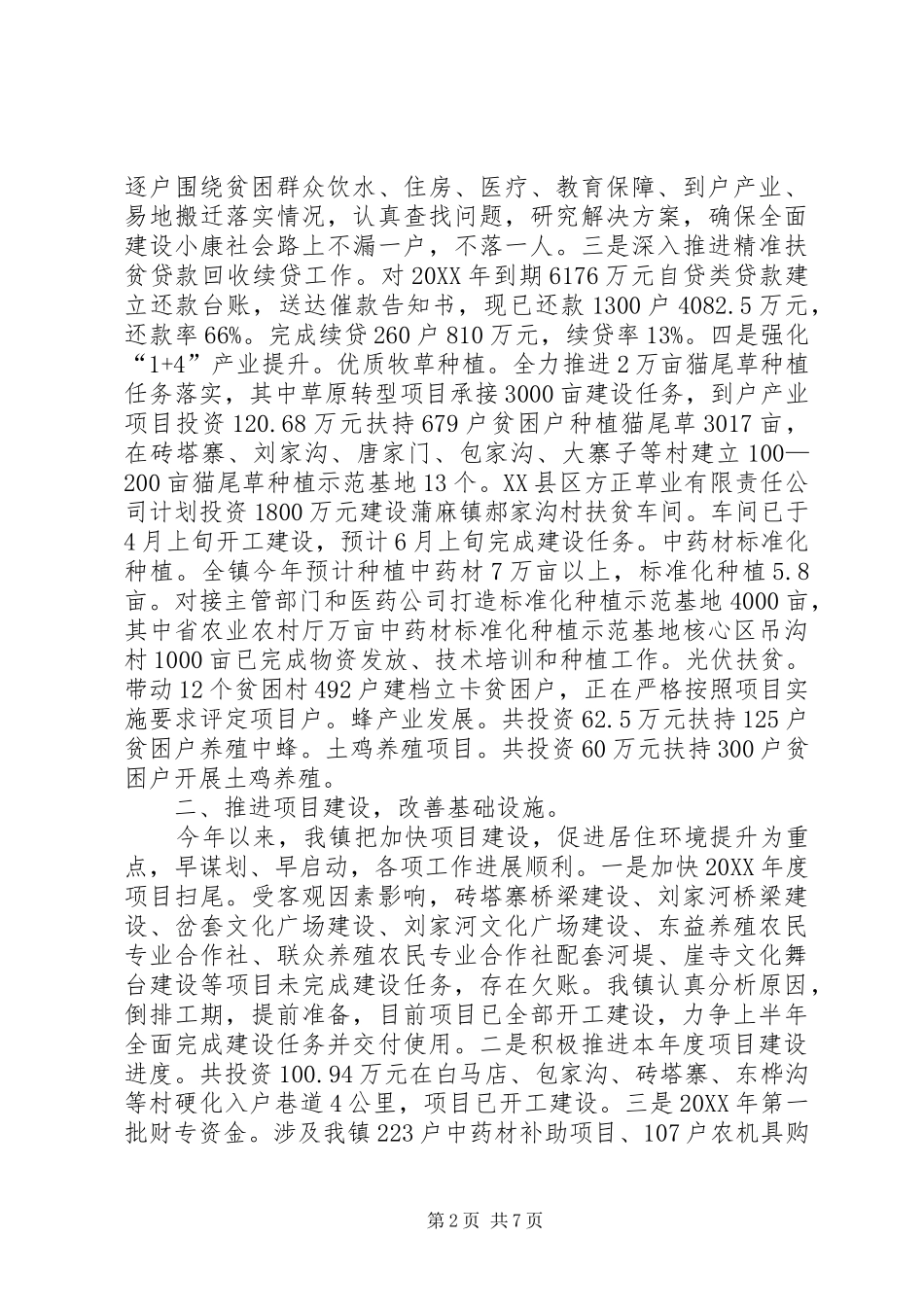 2024年乡镇大会政府工作报告_第2页