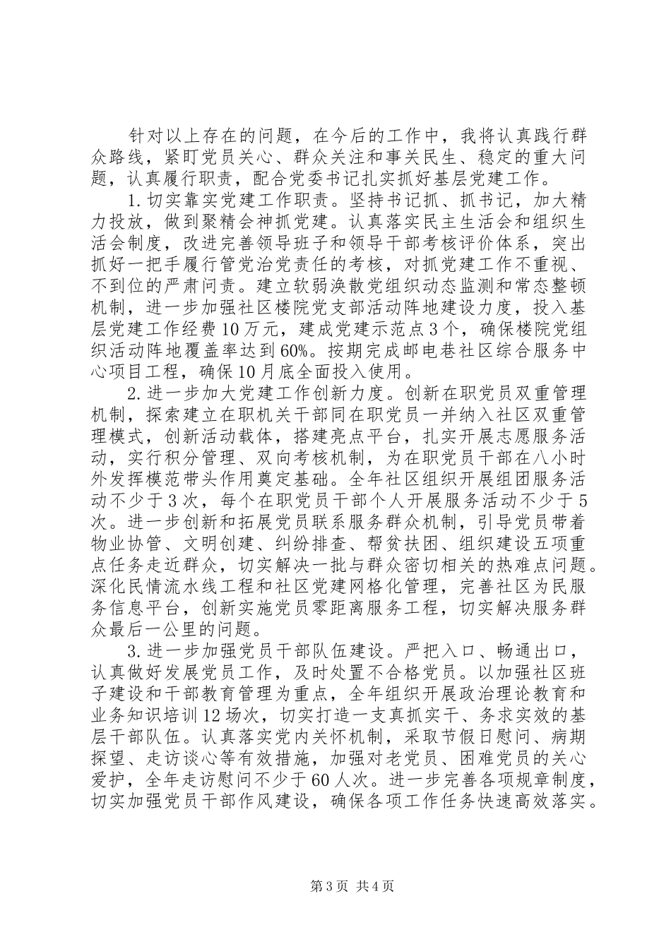 2024年乡镇党委副书记述职报告_第3页