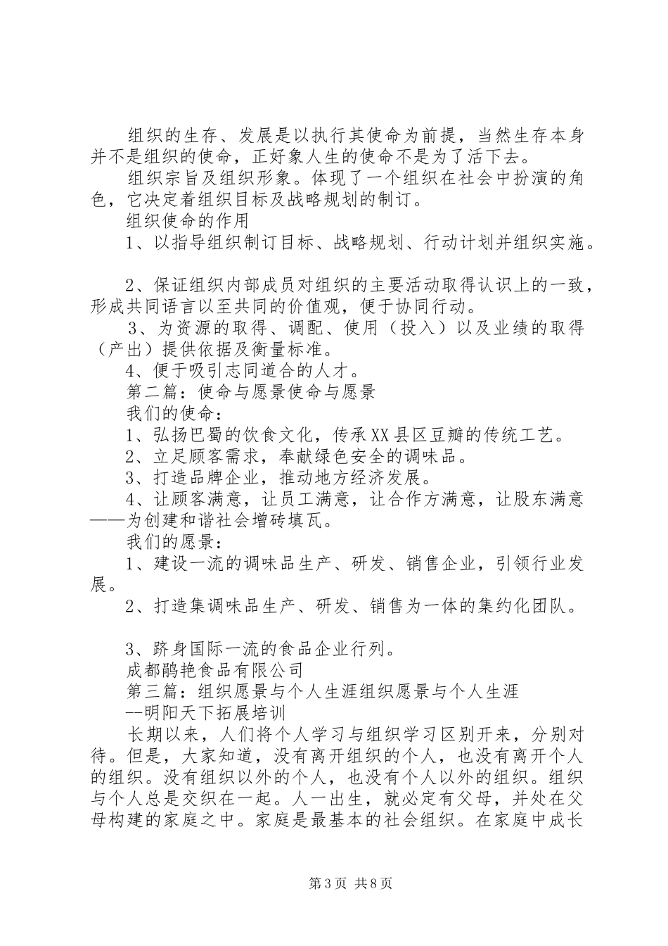 2024年组织愿景与组织使命_第3页