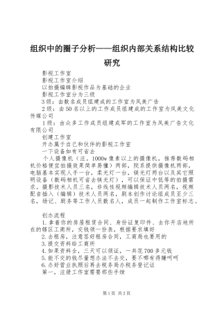 2024年组织中的圈子分析组织内部关系结构比较研究