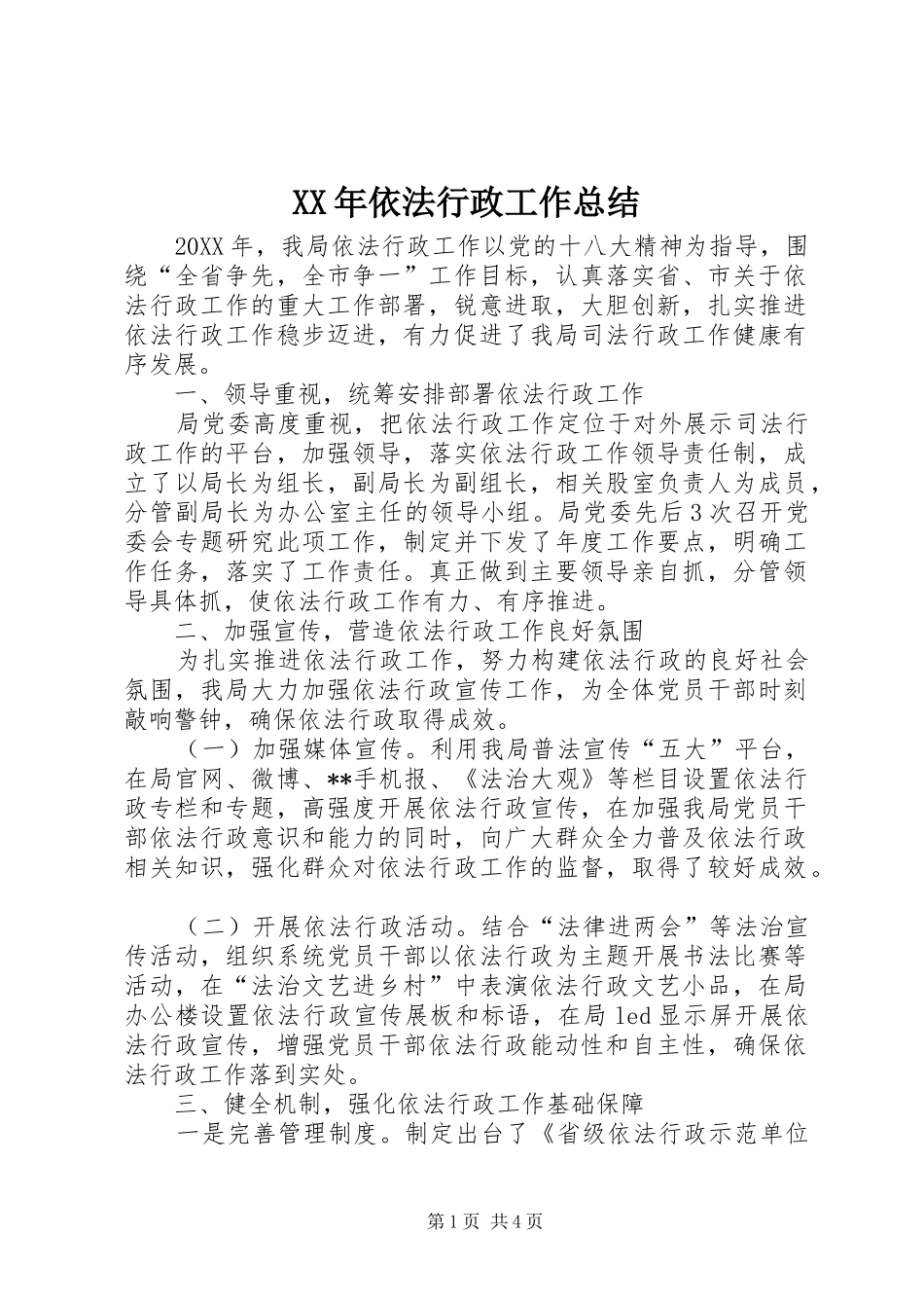 2024年依法行政工作总结_第1页