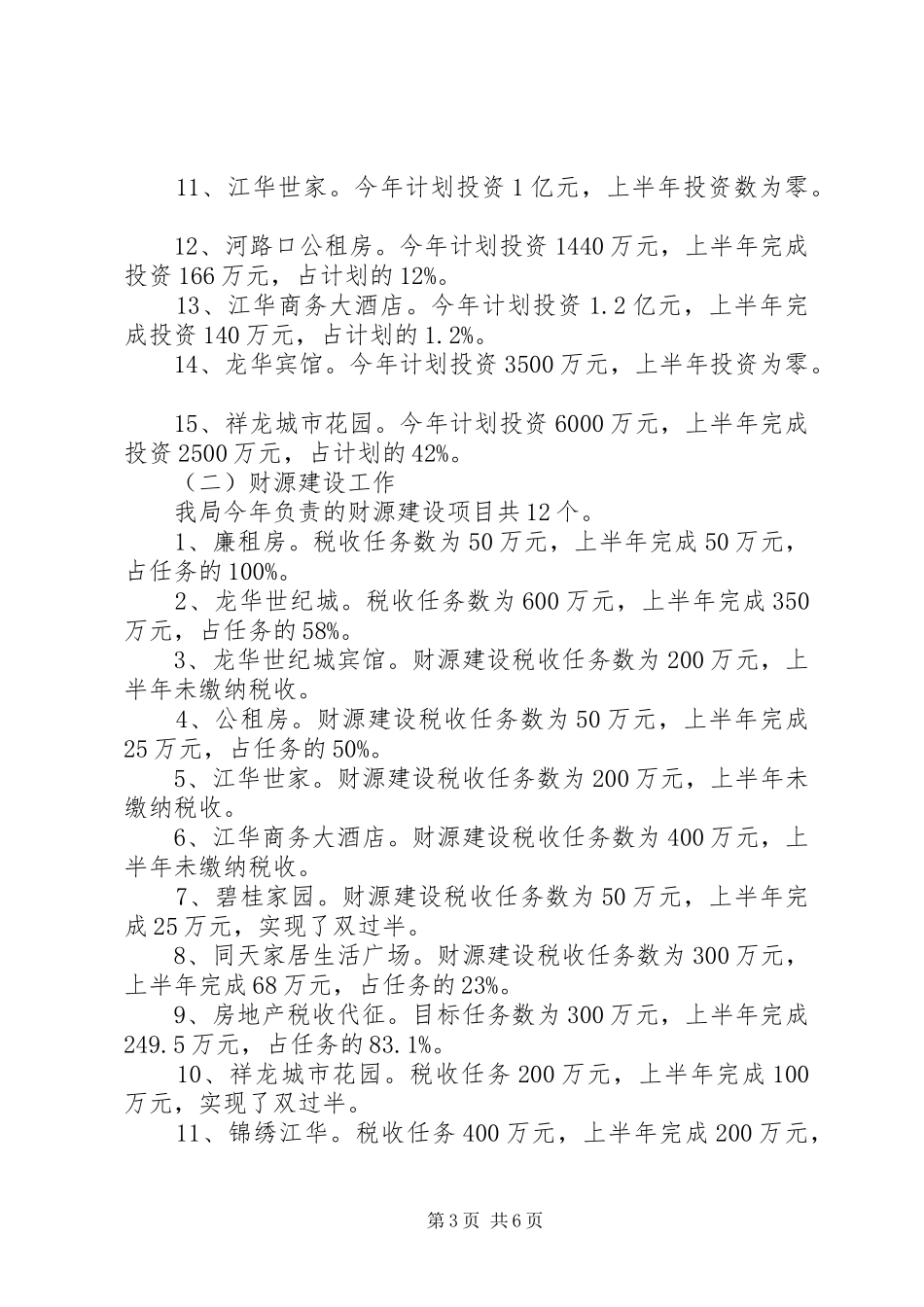 2024年县区房产局上半年工作总结_第3页