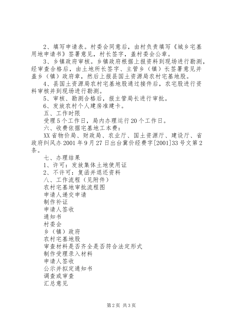 2024年县区农村宅基地审批管理规定_第2页