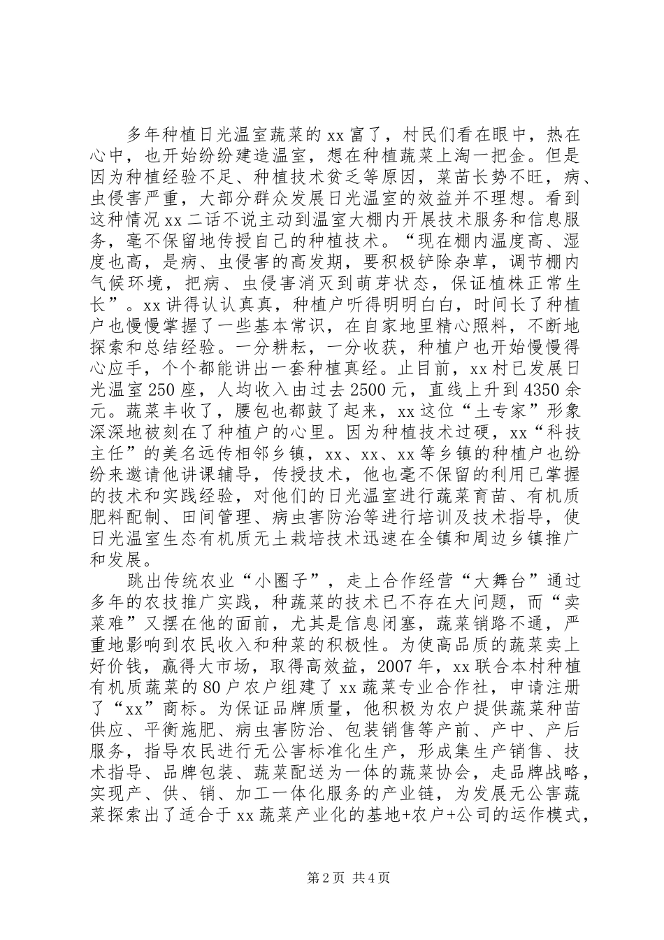 2024年县区岩口蔬菜专业合作社发展纪实_第2页