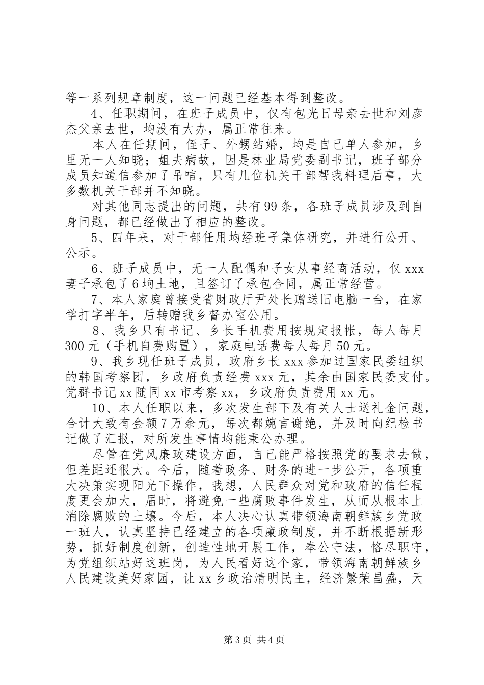 2024年乡镇领导述职报告_第3页