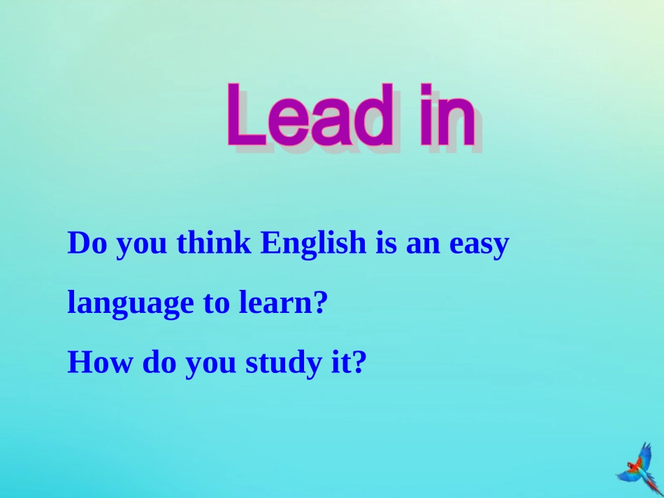七年级英语下册 Unit 5 I Love Learning English Lesson 27 Amazing English参考课件 （新版）冀教版-（新版）冀教级下册英语课件_第2页