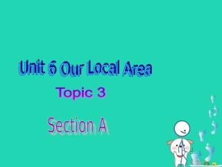 七年级英语下册 Unit 6 Our Local Area Topic 3 How can I get to the library Section A课件 （新版）仁爱版-（新版）仁爱级下册英语课件