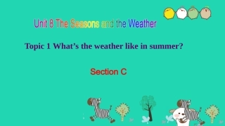 七年级英语下册 Unit 8 The Seasons and the Weather Topic 1 What’s the weather like in summer Section C课件 （新版）仁爱版-（新版）仁爱级下册英语课件