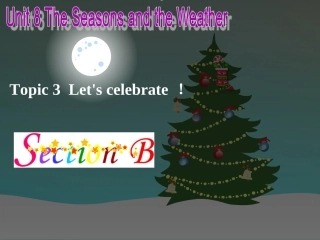 七年级英语下册 Unit 8 The seasons and the Weather Topic 3 Let’s celebrate Section B参考课件 （新版）仁爱版-（新版）仁爱级下册英语课件