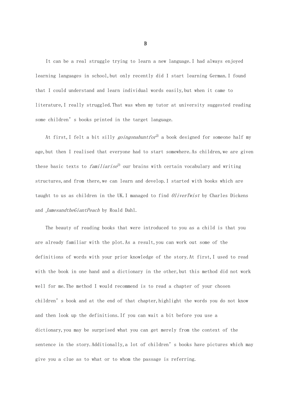 高考英语三轮复习 题型突破练 阅读理解 七选五限时组合练4-人教版高三英语试题_第3页