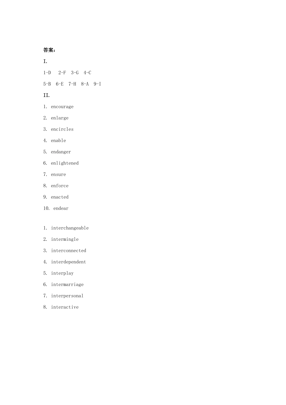 高考英语一轮复习 构词法（4）单词派生法 前缀-人教版高三英语试题_第3页