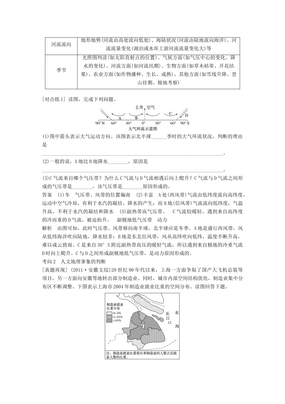 高考地理三轮冲刺 考前3个月 解题方法规范非选择题 类型三 判断地理事象类-人教版高三地理试题_第2页