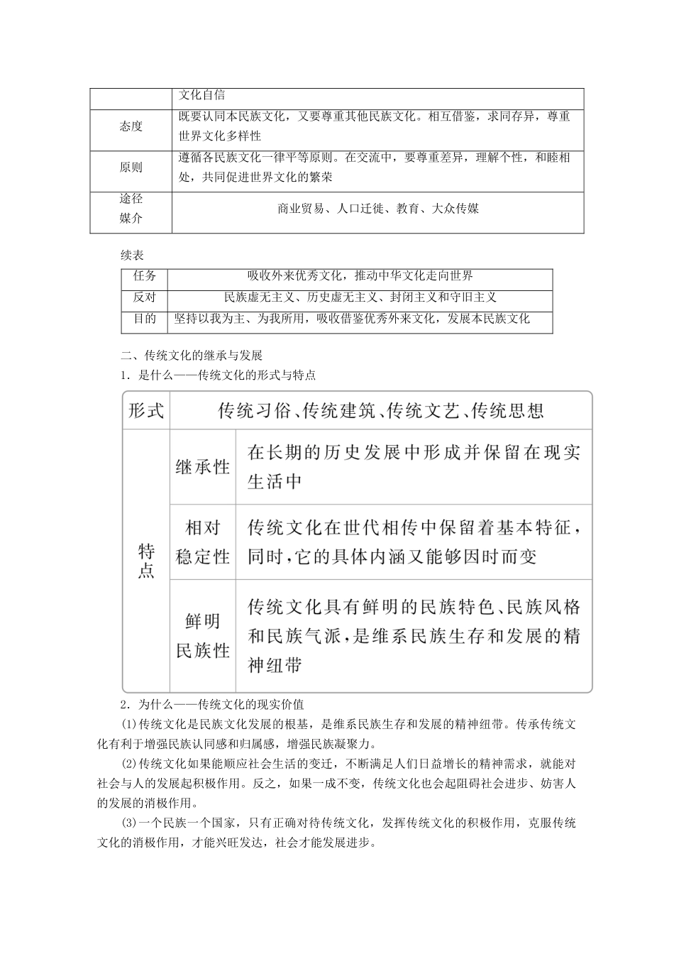 高考政治二轮复习 专题培优第一编 专题九 文化的发展与文化建设作业（含解析）-人教版高三政治试题_第2页