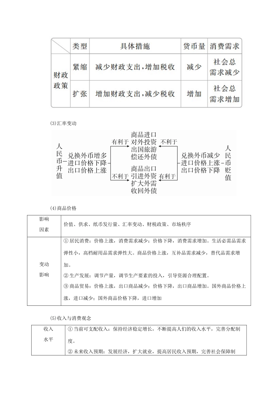 高考政治二轮复习 专题培优第一编 专题一 经济活动的参与者——个人作业（含解析）-人教版高三政治试题_第2页