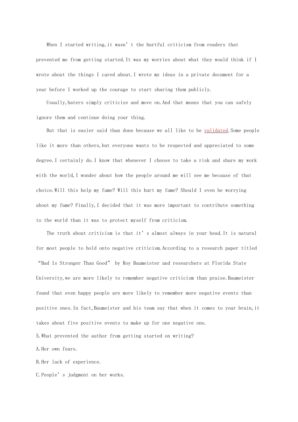 高考英语大一轮复习 限时规范练14 Unit 4 Astronomy the science of the stars 新人教版必修3-新人教版高三必修3英语试题_第3页