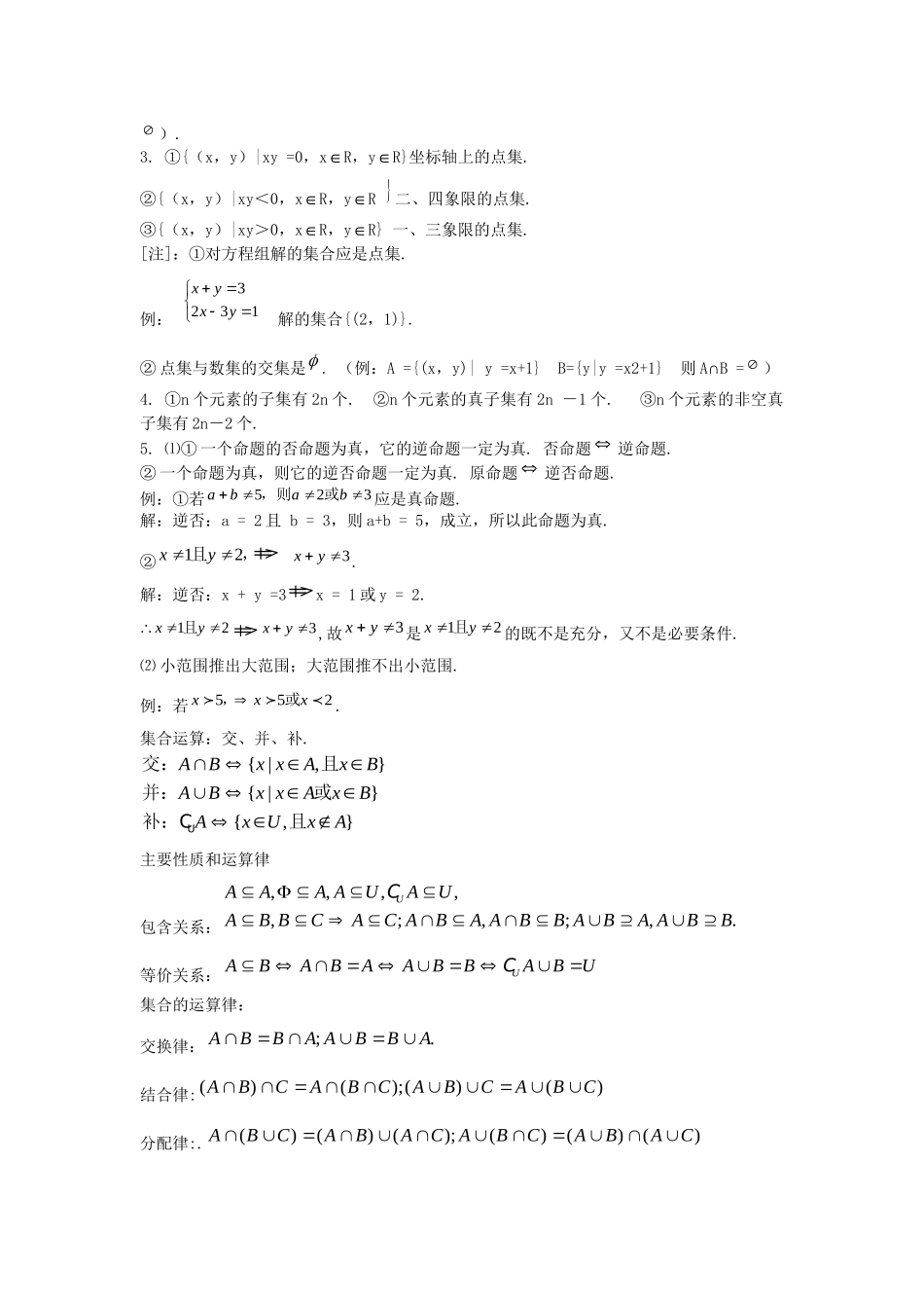 高考数学总结精华版（75页精美word版）_第2页