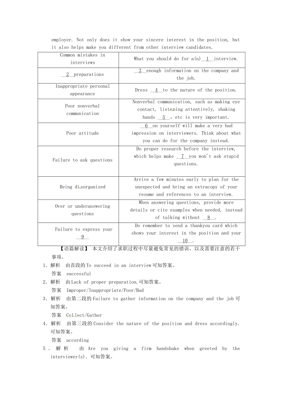 高考英语二轮精品复习 书面表达2（含详解）_第2页