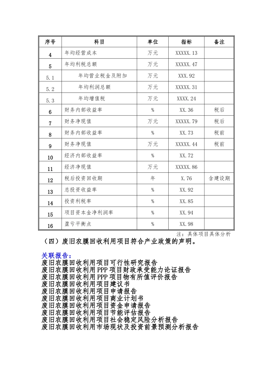 备案项目网上申报-废旧农膜回收利用项目(申报大纲)_第3页