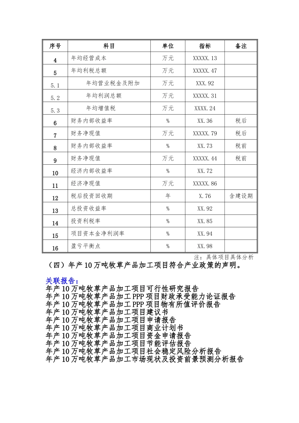 备案项目网上申报-年产10万吨牧草产品加工项目(申报大纲)_第3页